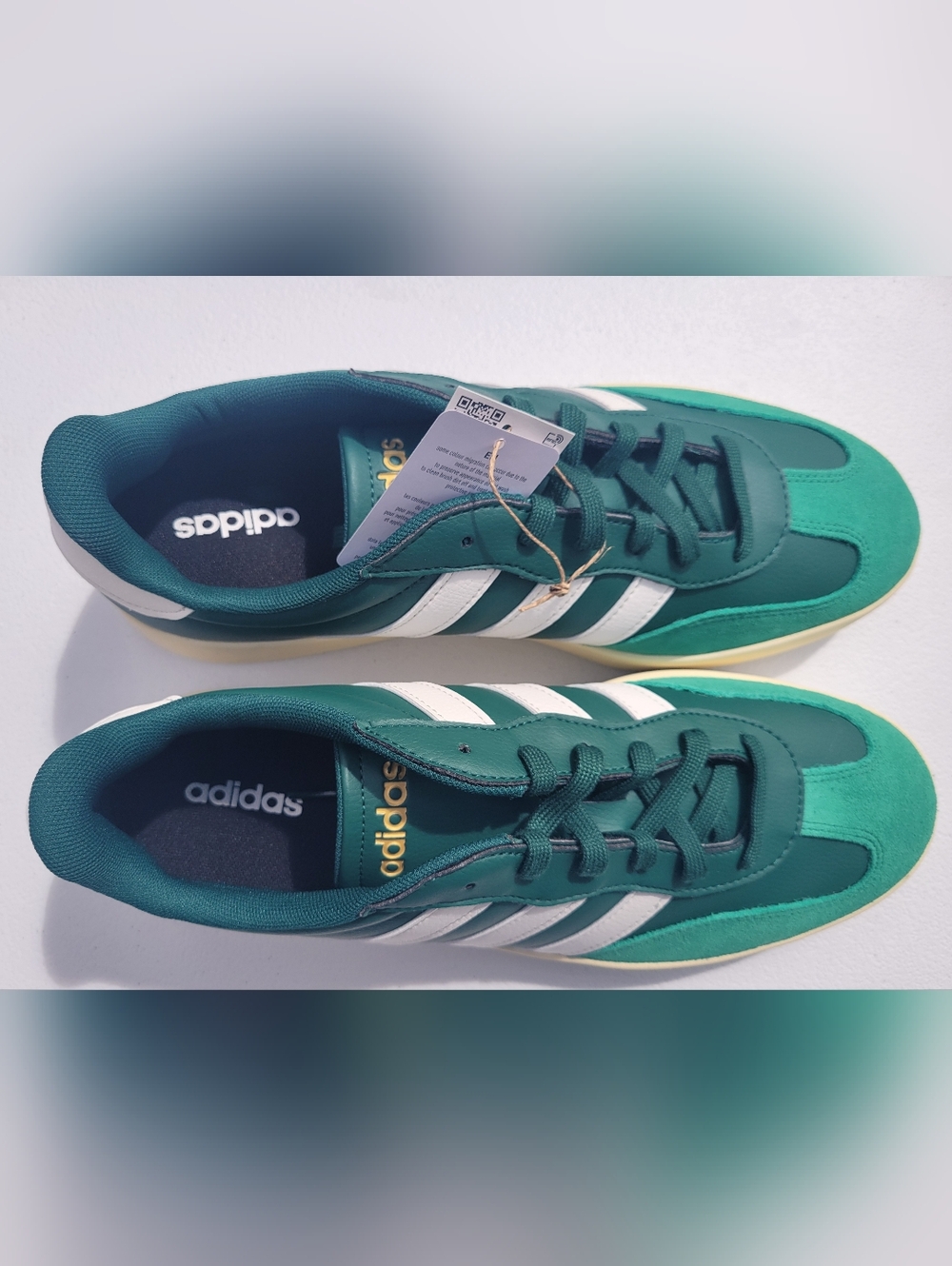 Mens 12.5 Adidas Barreda men’s sneakers in green, brand new without box - Picture 5 of 6